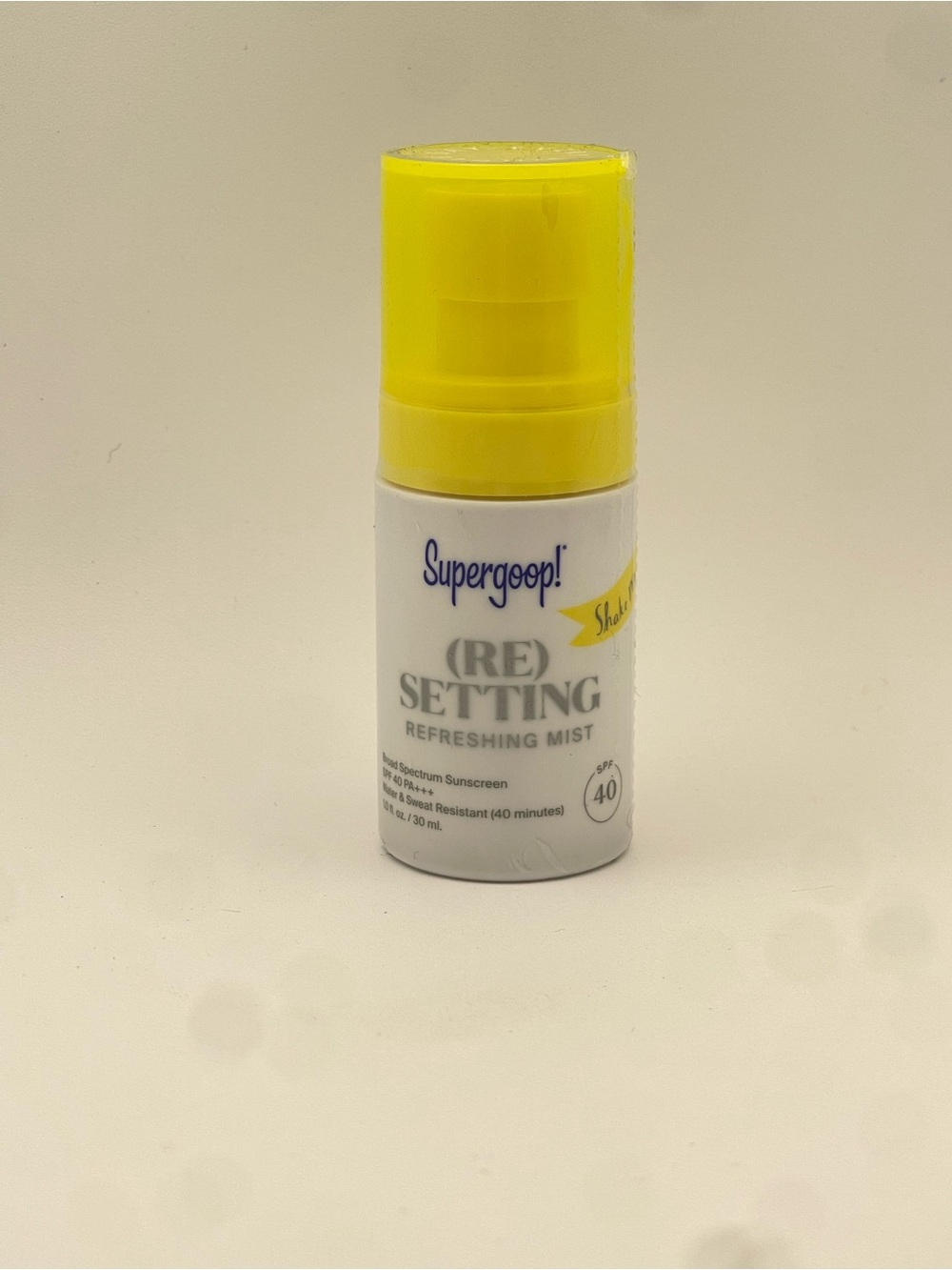 Supergoop (Re)Setting Refreshing Mist sealed SPF 40 1 oz NEW